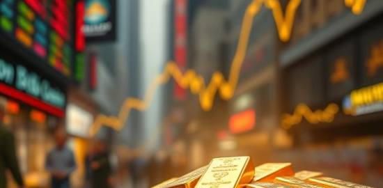 Gold Prices Surge as Investors Seek Safe-Haven Assets